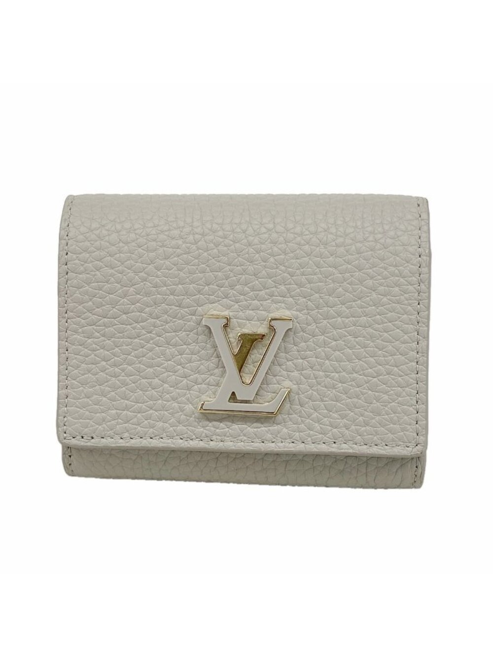 Louis Vuitton Wallet Portefeuille Capucines Tiny Flint Gray